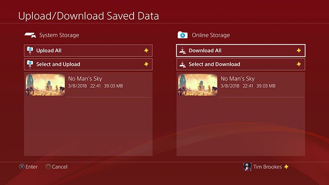 Transferir datos de PS4 a PS4 Pro