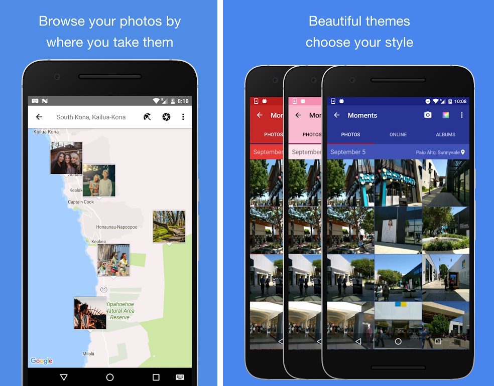 galerías de fotos para Android