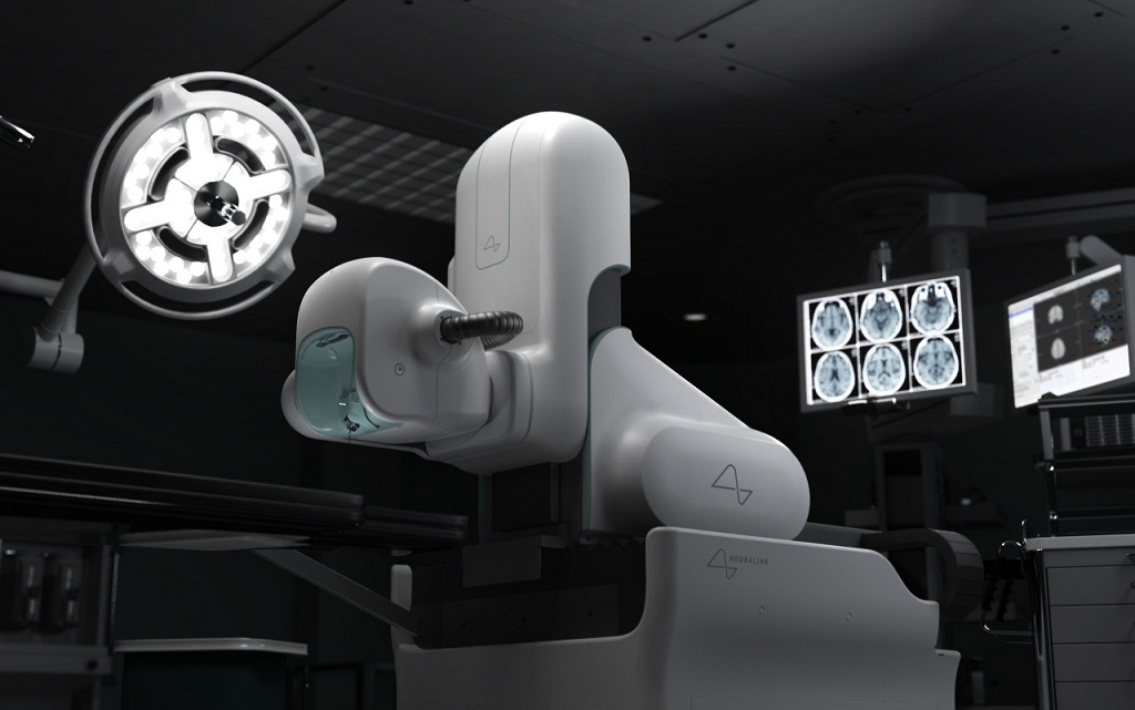 Robot que se encargaría de hacer la cirugía e implantar el chip